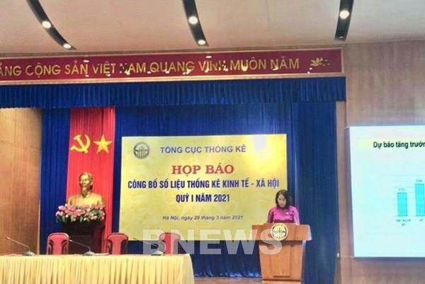 Quý I/2021, GDP của cả nước ước tăng 4,48% 