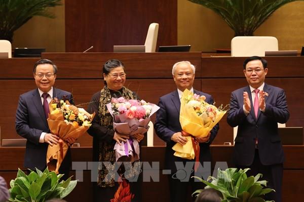 Quốc hội miễn nhiệm một số Phó Chủ tịch Quốc hội