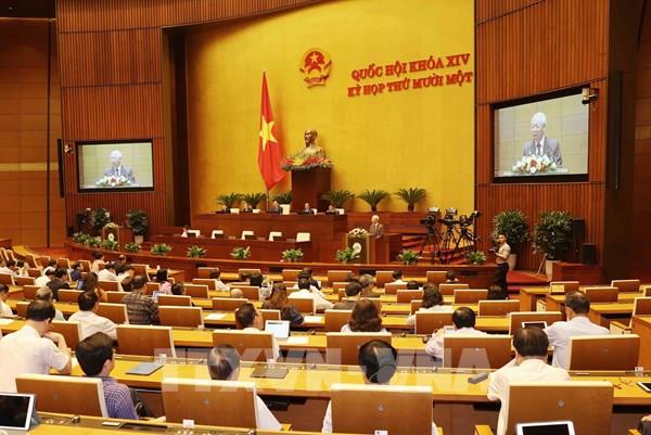 Bầu 3 Phó Chủ tịch Quốc hội và trình Quốc hội miễn nhiệm Thủ tướng Chính phủ