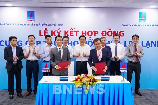 PV GAS và PTSC ký Hợp đồng cung cấp tàu kho nổi chứa LPG lạnh tại phía Bắc