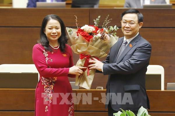 Bà Võ Thị Ánh Xuân được bầu làm Phó Chủ tịch nước