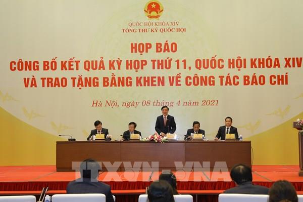 Kỳ họp thứ 11, Quốc hội khóa XIV: Hoàn thành chương trình nghị sự với nhiều nội dung quan trọng