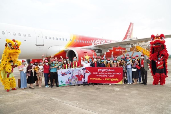 Vietjet khai thác nhiều đường bay tới Phú Quốc