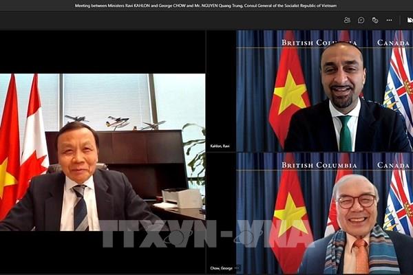 British Columbia (Canada) muốn mở rộng hợp tác kinh tế với Việt Nam