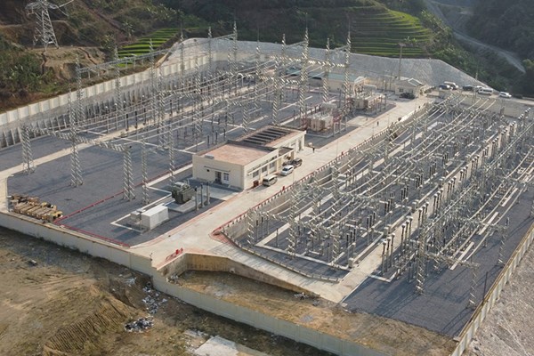 Hoàn thành toàn bộ công trình TBA 220kV Mường Tè
