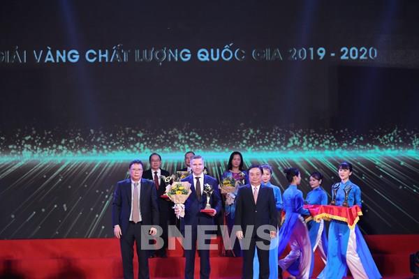 Nestlé Việt Nam nhận Giải vàng Chất lượng Quốc gia
