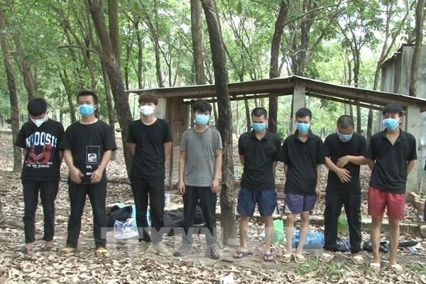 Bắt giữ 9 người nước ngoài nhập cảnh trái phép