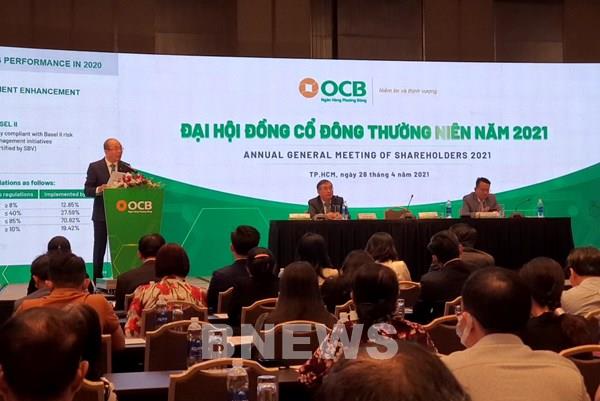 OCB: Chia cổ tức 25%, tăng vốn điều lệ lên 14.450 tỷ đồng
