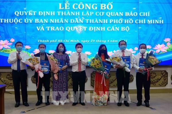 UBND TP Hồ Chí Minh công bố quyết định bổ nhiệm lãnh đạo 5 cơ quan báo chí
