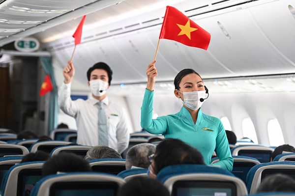 Nhiều món quà bất ngờ nhân ngày 30/4 trên các chuyến bay của Vietnam Airlines 