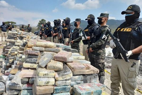 Honduras thu giữ 1,5 tấn cocaine ở khu vực miền Bắc