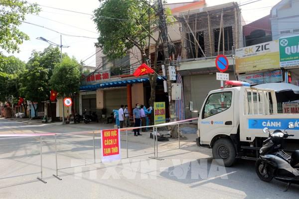 Hà Nam: Phong tỏa tạm thời một khu vực tại thị trấn Quế