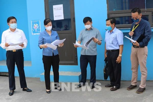 Bắc Ninh: Kiểm tra công tác phòng, chống dịch COVID-19 trong các khu công nghiệp