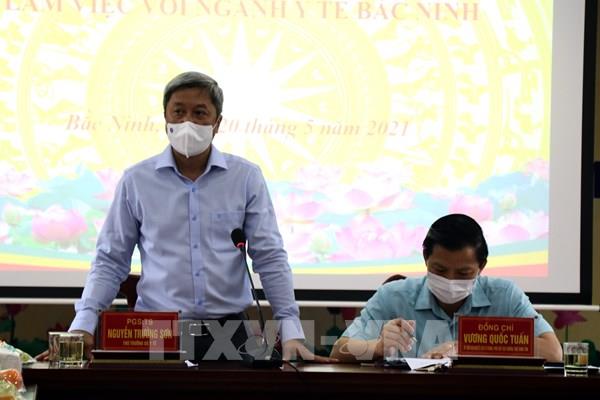 Thứ trưởng Bộ Y tế: Bắc Ninh cần linh hoạt vận dụng các quy định giãn cách