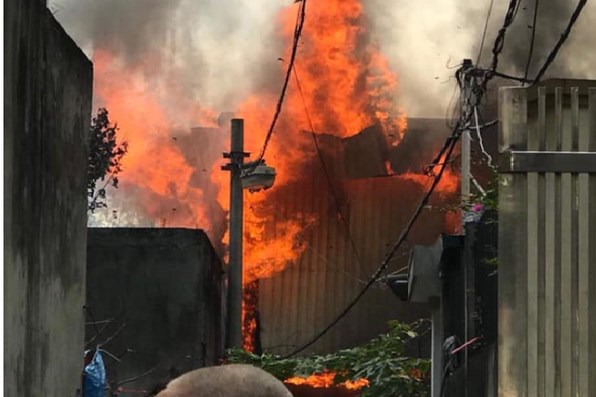 Hai vụ cháy liên tiếp xảy ra tại Hà Nội