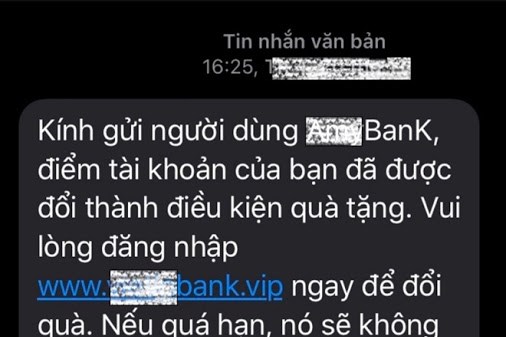 Cảnh báo mạo danh tin nhắn thương hiệu ngân hàng