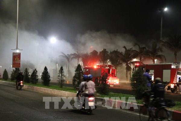 Cháy tại tầng hầm quán bar Sands Bay