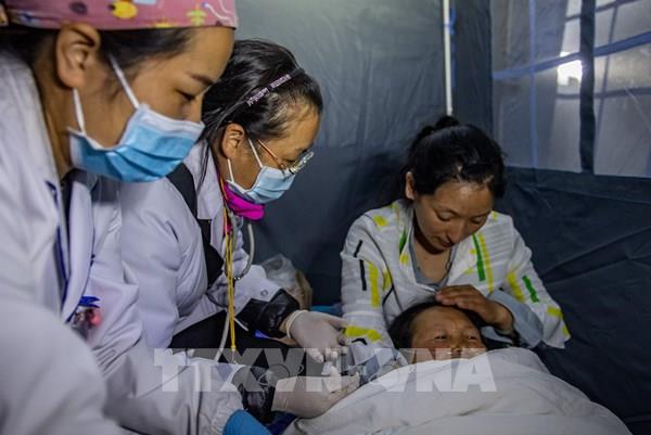 Động đất ở Trung Quốc ảnh hưởng tới cuộc sống người dân 26 thị trấn