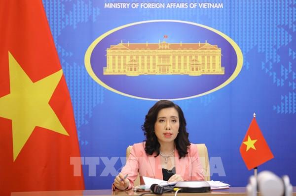 Người Phát ngôn Bộ Ngoại giao yêu cầu các bên liên quan tôn trọng chủ quyền của Việt Nam