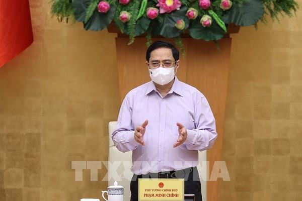 Thủ tướng Phạm Minh Chính chủ trì họp trực tuyến toàn quốc về phòng, chống dịch COVID-19