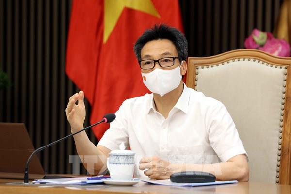 Phó Thủ tướng Vũ Đức Đam tiếp các doanh nghiệp đóng góp Quỹ vaccine phòng COVID-19