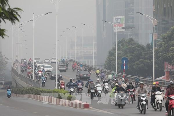Chất lượng không khí tại một số điểm ở Bắc Bộ ảnh hưởng không tốt đến sức khỏe