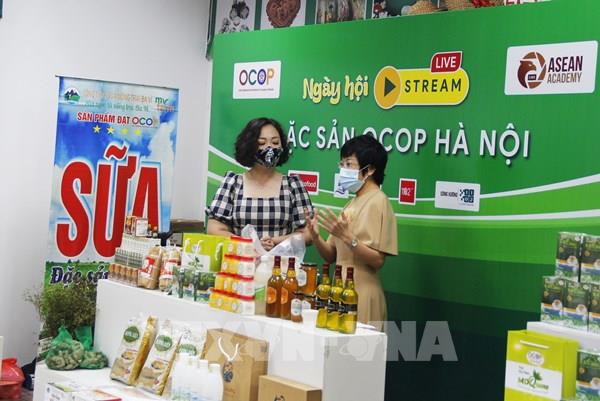 Hơn 60 sản phẩm tham gia ngày hội livestream sản phẩm OCOP Hà Nội