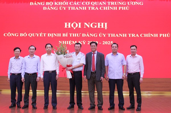 Chỉ định ông Đoàn Hồng Phong giữ chức Bí thư Đảng ủy Thanh tra Chính phủ