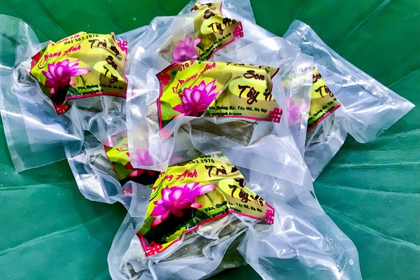 Trà ướp hoa sen, tinh hoa ẩm thực người Tràng An