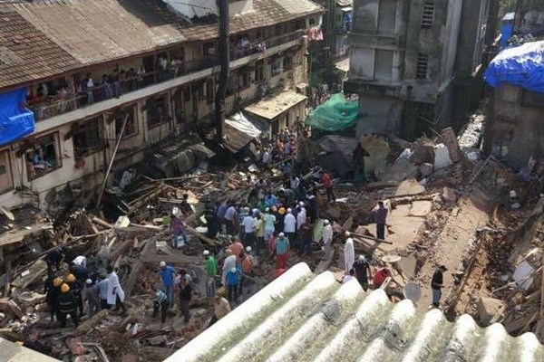 Ấn Độ: Sập nhà ở thành phố Mumbai làm nhiều trẻ em thiệt mạng