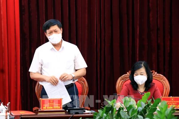 Thứ trưởng Bộ Y tế Đỗ Xuân Tuyên: Bắc Ninh cần giữ vững các “thành trì” chống dịch