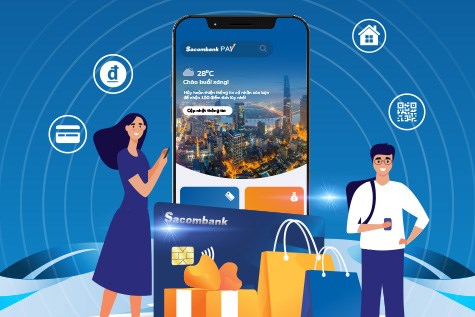 Sacombank tung loạt ưu đãi hưởng ứng ngày không tiền mặt