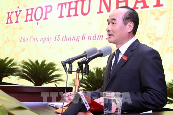 Ông Vũ Xuân Cường được bầu giữ chức Chủ tịch HĐND tỉnh Lào Cai