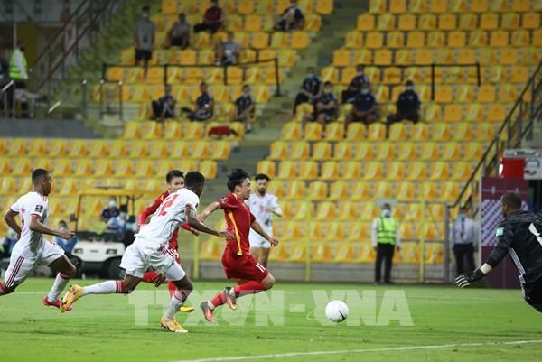 Đội tuyển Bóng đá Việt Nam nhận thưởng lớn sau trận đấu với UAE