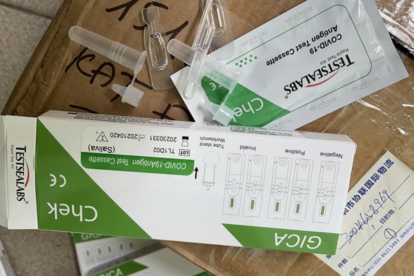Cảnh báo bộ kit test nhanh COVID-19 không rõ nguồn gốc bán trên thị trường