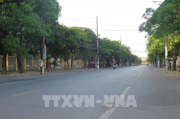 Những hình ảnh thành phố Vinh thực hiện cách ly xã hội theo Chỉ thị 16