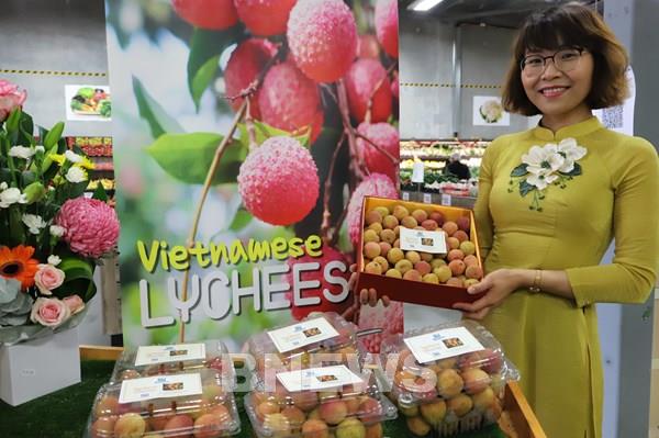 Vải tươi Việt Nam “đắt hàng” tại Australia