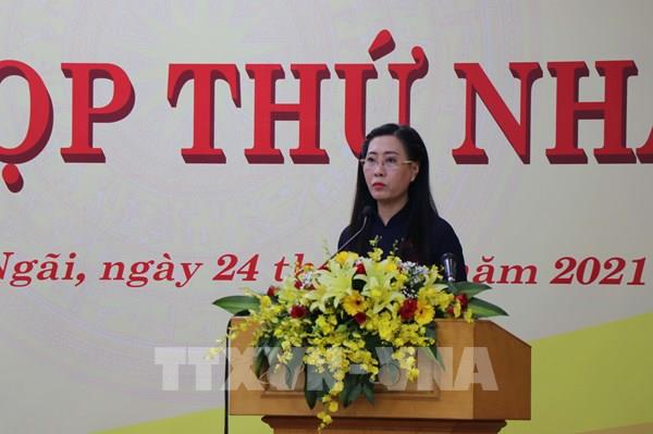 Bầu lãnh đạo HĐND và UBND tỉnh Quảng Ngãi nhiệm kỳ 2021-2026