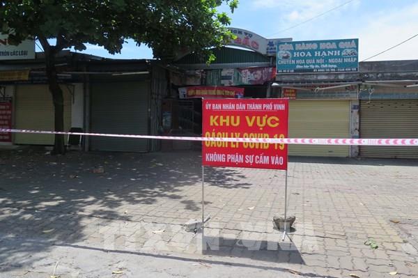 Chợ đầu mối thành phố Vinh có thể sẽ là ổ dịch COVID-19