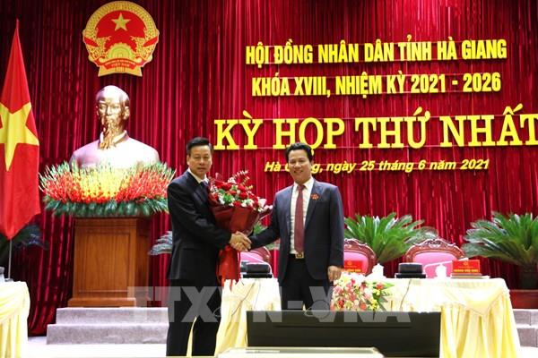Bầu lãnh đạo HĐND và UBND tỉnh Hà Giang nhiệm kỳ 2021-2026