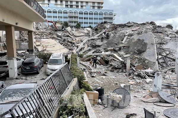 Sập nhà tại Mỹ: Số người thiệt mạng và mất tích tăng