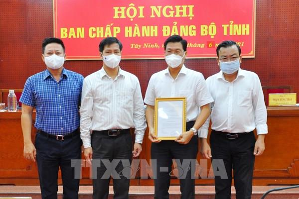 Ông Nguyễn Mạnh Hùng giữ chức Phó Bí thư Tỉnh ủy Tây Ninh