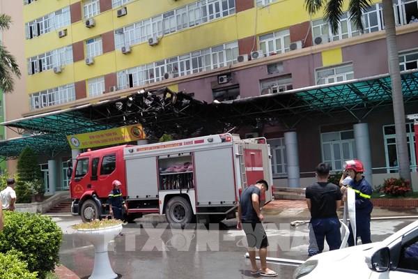 Hỏa hoạn tại Bệnh viện Nhi tỉnh Thanh Hóa