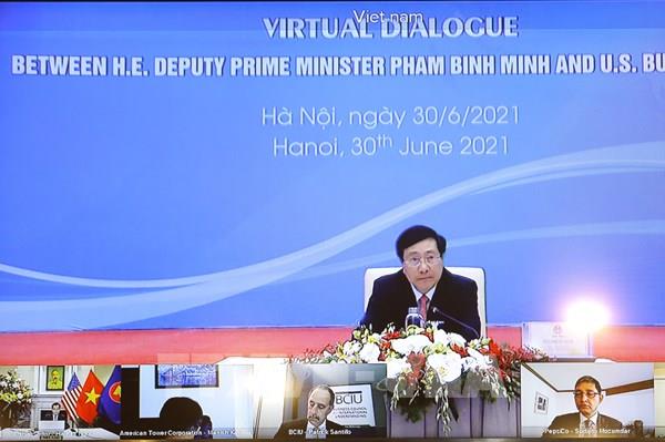 Phó Thủ tướng: Hợp tác kinh tế có vai trò nòng cốt trong quan hệ Việt Nam - Hoa Kỳ