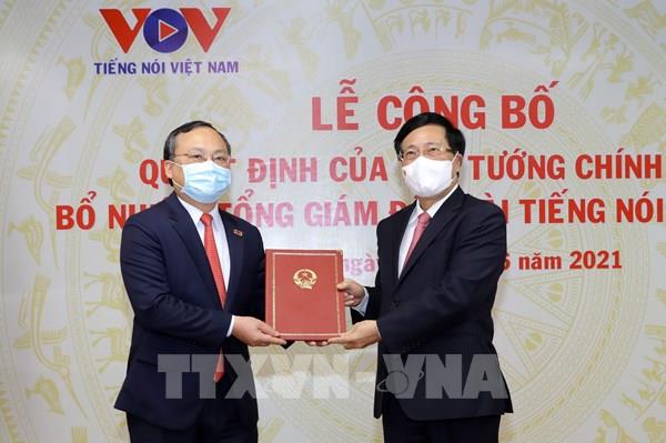 Công bố Quyết định bổ nhiệm ông Đỗ Tiến Sỹ làm Tổng Giám đốc Đài Tiếng nói Việt Nam