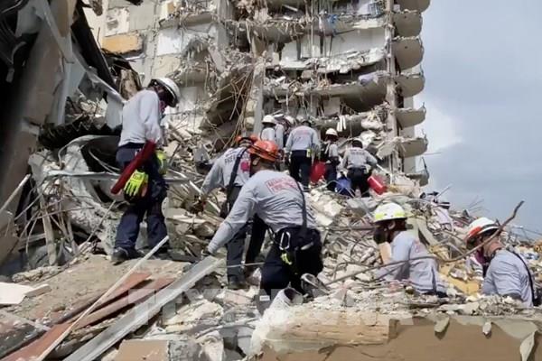 Sập tòa nhà 12 tầng ở Mỹ: Số người thiệt mạng tăng lên 36