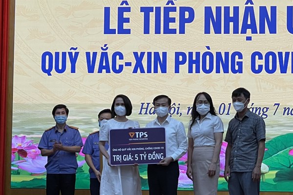Quỹ vaccine phòng COVID-19 tiếp nhận ủng hộ hơn 10 tỷ đồng