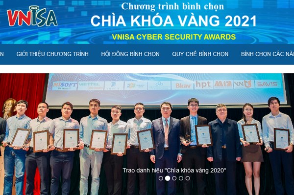 Danh hiệu “Chìa khóa vàng” 2021: Thêm hạng mục cho doanh nghiệp an toàn thông tin