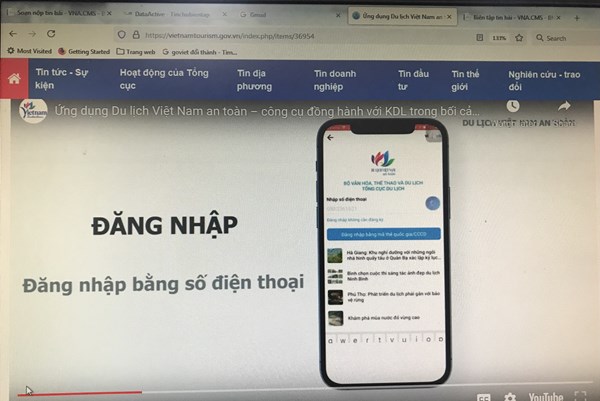 Ứng dụng “Du lịch Việt Nam an toàn”- Công cụ thông tin tin cậy cho khách du lịch 