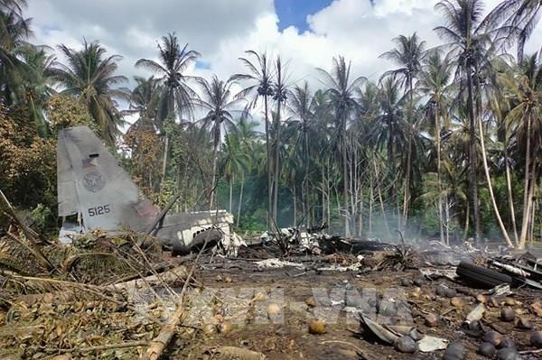 Quân đội Philippines: Vụ rơi máy bay không phải do bị tấn công